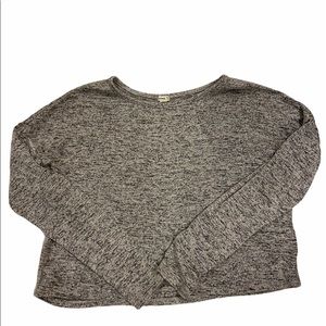 GARAGE Oversized Gray Lightweight Knit Sweater Size M GUC